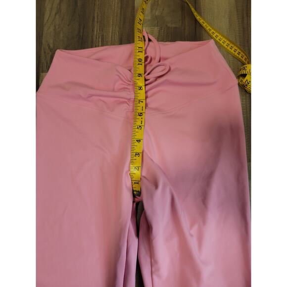 PINK Active Victoria's Secret Ruched V Waist Adjustable Leggings Size L - Picture 8 of 11